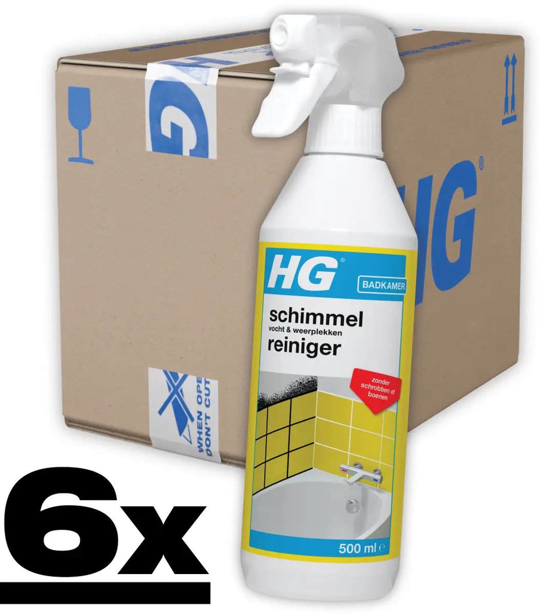 HG Schimmelreiniger 6x500ml Krachtig & Doeltreffend