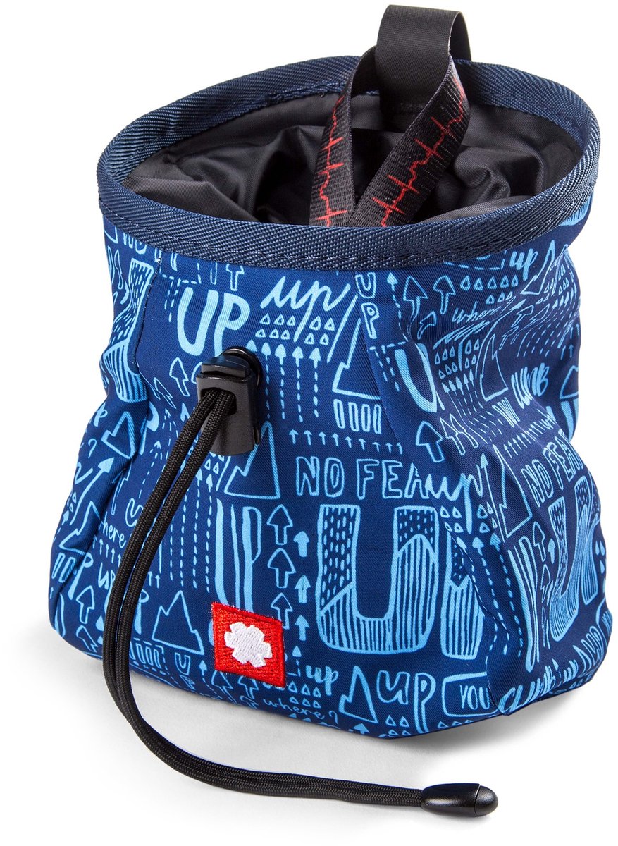 Ocun Lucky Magnesium Zakje - Blauw met Riem