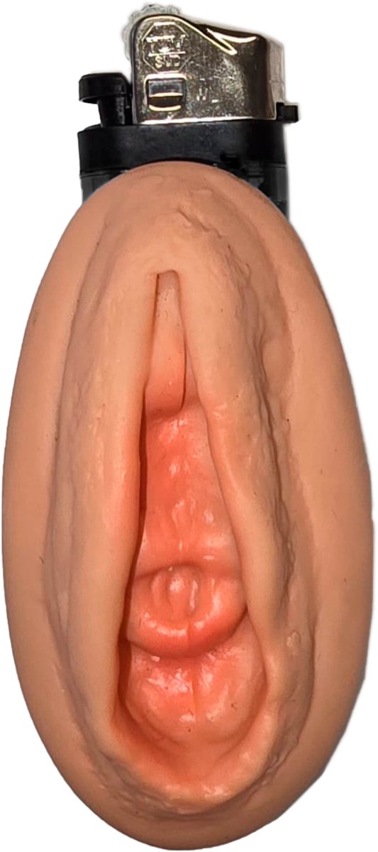 Humoristische Aansteker met Vaginale Silicone Cover – Ondeugende Gadget voor Feestjes & Cadeaus