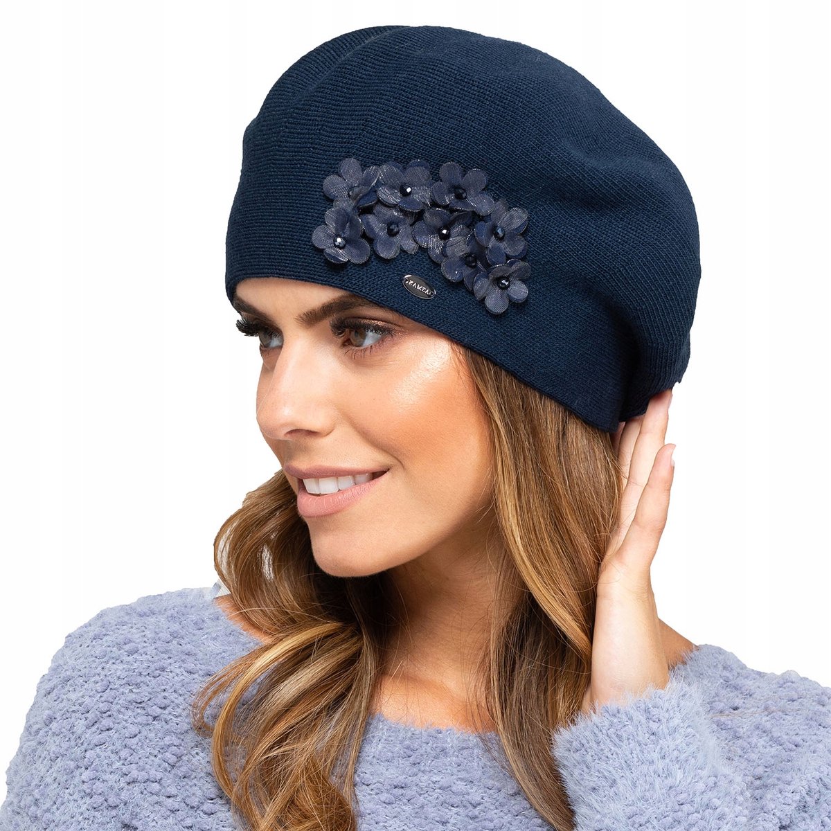 Kamea Arizona Dames Baret - Navy Blauw, One Size