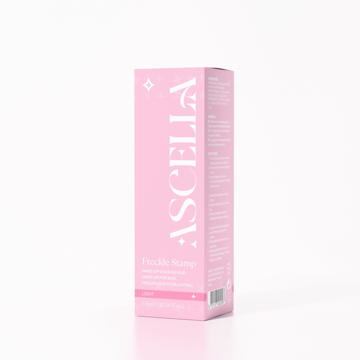 Ascella Freckle Stamp - Sproetjes Stempel Pen - Faux Freckles Applicator - Light