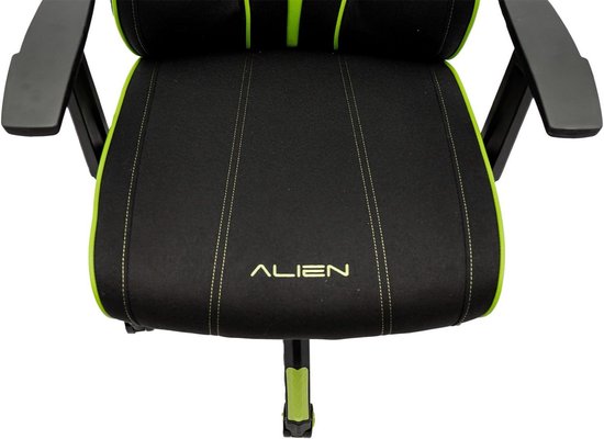 Ergonomische Gaming Stoel met Lendekussen - In Hoogte Verstelbaar - Race Design - Lichtblauw en Wit — afbeelding 3