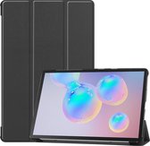 Cazy Samsung Galaxy Tab S6 hoes - Smart Tri Fold Book Case - Zwart