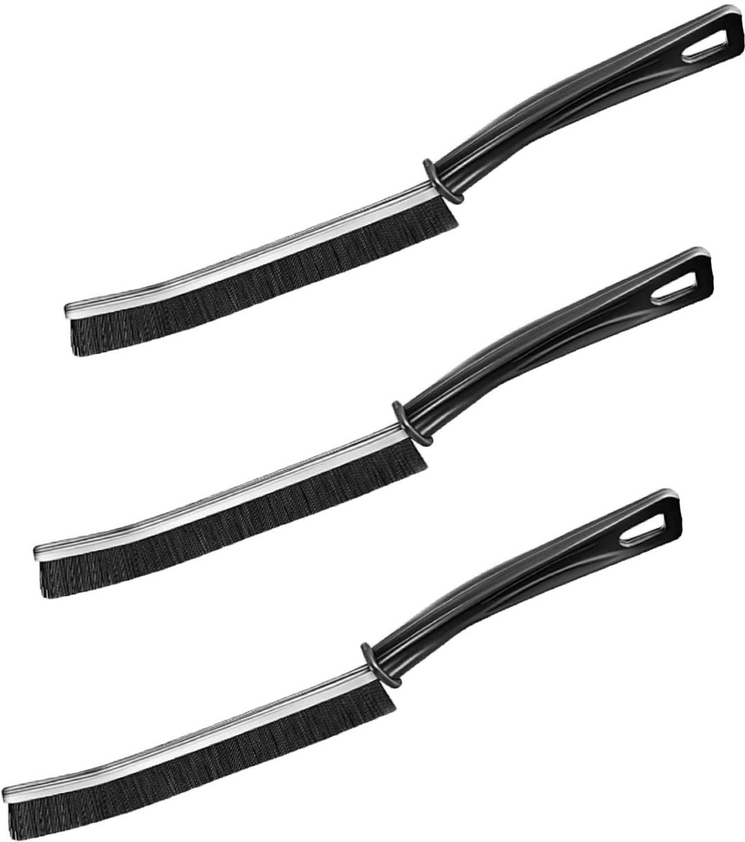 Unyqoos® Set van drie multifunctionele reinigingsborstels voor voegen en hoeken