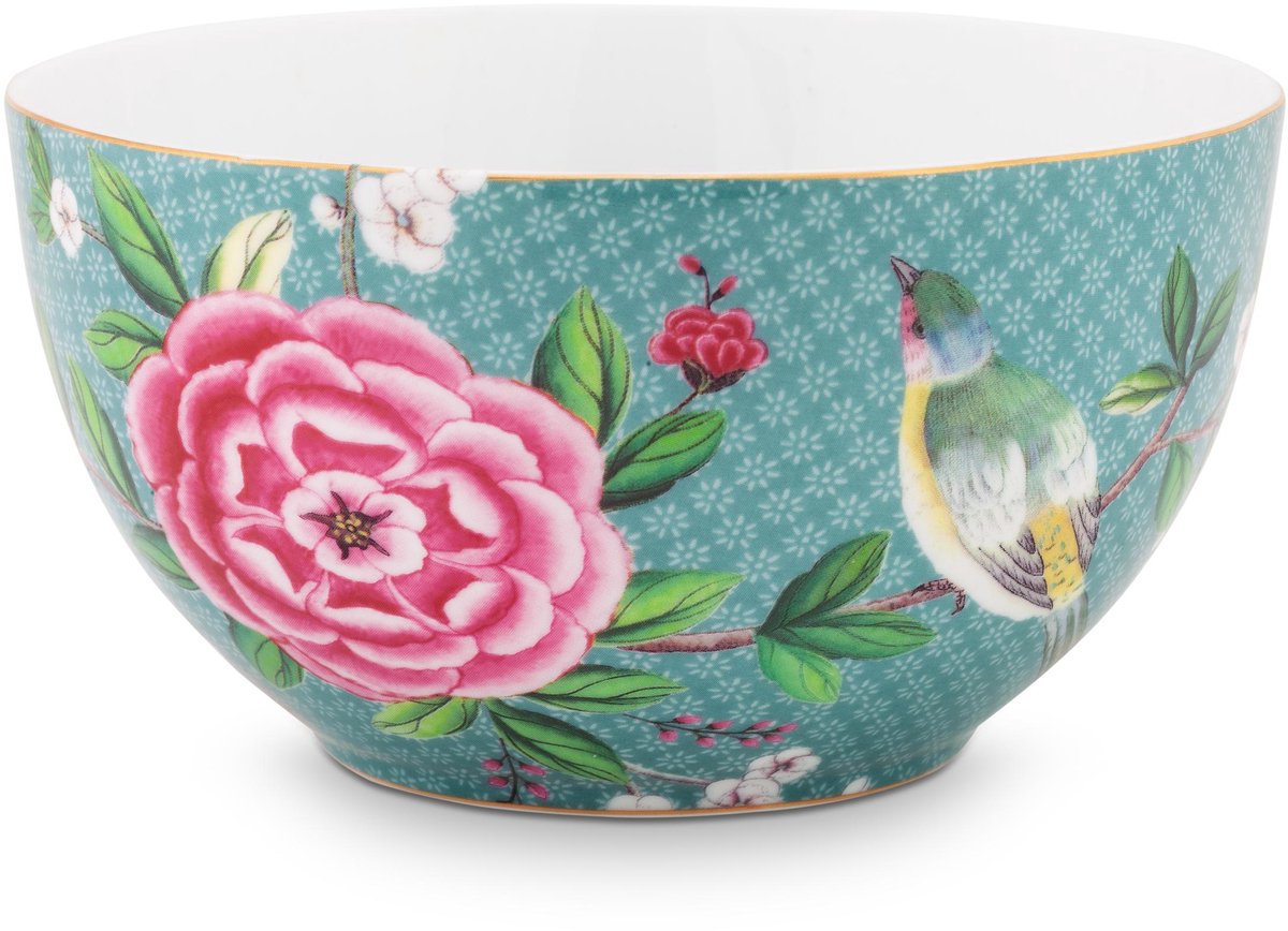 Bowl Blushing Birds Blue 15cm