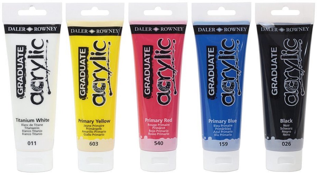 Daler Rowney Graduate Acrylic Paint 120 ml. - Hooker's Green