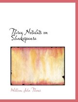 Three Notelets on Shakespeare