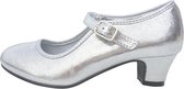 Elsa schoenen zilver glitter /Spaanse Prinsessen schoenen-maat 37 (binnenmaat 23.5 cm) bij kleed