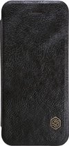 Nillkin - iPhone SE Hoesje - Leather Case Qin Series Zwart