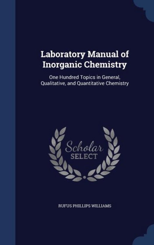 Laboratory Manual of Chemistry 9781296979416 Rufus