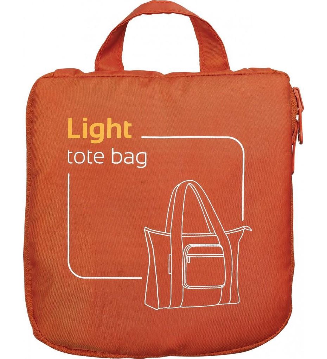 Go Travel tote bag light Shopper oranje
