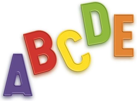 Afbeelding van het spel Quercetti hoofdletters ABC magneten, 48st.