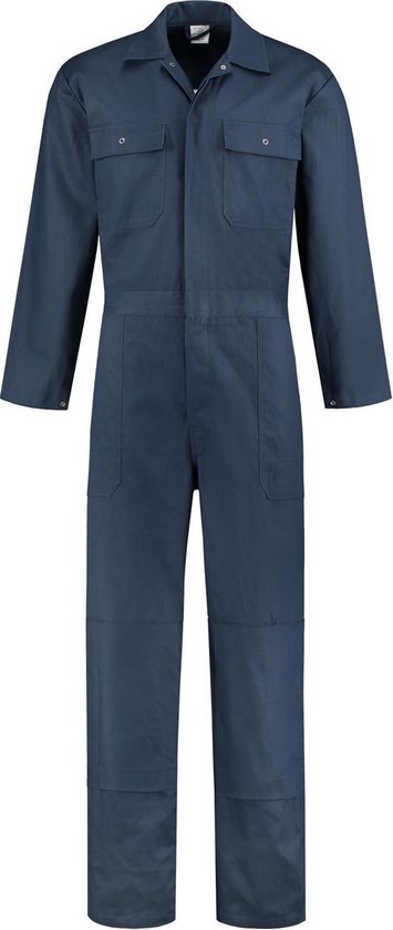 EM Workwear Overall 100% kat Kniezak Navy - Maat 56