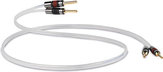 QED Silver Anniversary XT luidspreker kabel met bananen stekkers 3 m |  bol.com