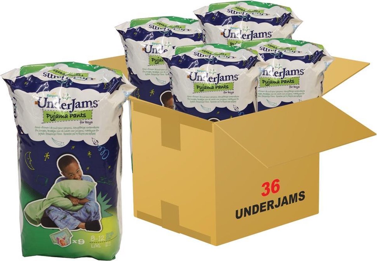 Pampers Underjams L/XL boy omdoos