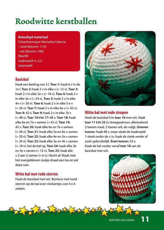 Kerstballen haken