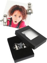 Deknudt Frames S67FD1 - doosje met 2 luxueuze magneten in zilverkleur