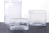 Maison Péderrey Accubak-Schaal Glas Mond geblazen  D 25 cm H 10 cm (bak links voor op de foto)