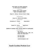 Omslag South Carolina Probate Law