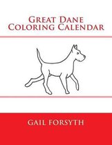 Great Dane Coloring Calendar