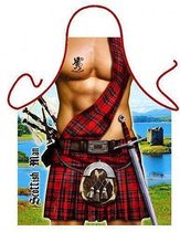 Benza Schort Scottish Man - Sexy/Leuke/Grappige/Mooie Keukenschort