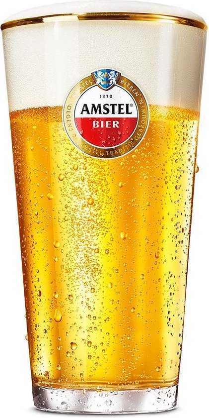 Amstel - Vase en verre à bière 25cl - 12 pcs | bol.com