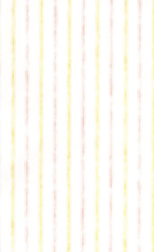 Dutch Wallcoverings Vlakvinylbehang streepjes - beige/roze/geel