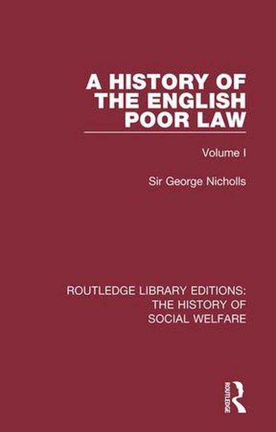 Routledge Library Editions: The History of Social Welfare -  ... - cover