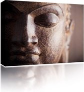 Canvas Sound Art buddha face - 41 x 51 cm