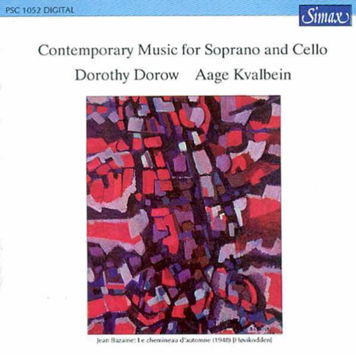 Contemporary Music For Soprano &Amp; Cello