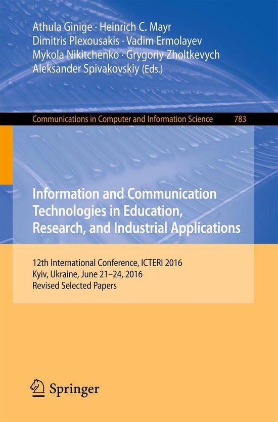 Springer Nature Proceedings Computer Science - Information a ... - cover