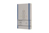 Moleskine Limited Collection Time Notebook, Large, Plain, Blue, Hard Cover (5 X 8.25)