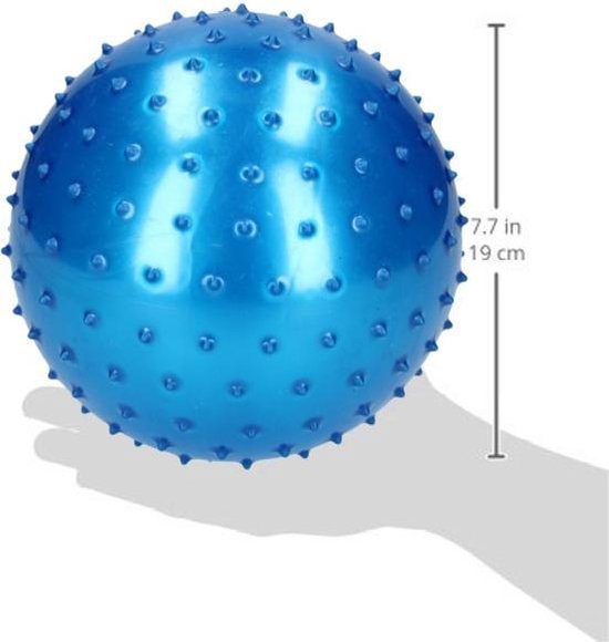 Hukermoon Springgewricht voor kinderen, enkelbal, knipperende springring van de enkel, inklapbare springbal, verbeterde versie (blauw