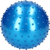 Summerplay Stekelige Bal – Opblaasbaar van Zacht 15cm tot Hard 19cm | Speelgoed Bal | Lacrosse bal | Kinder Bal | Massage Bal | Triggerpoint – Blauw