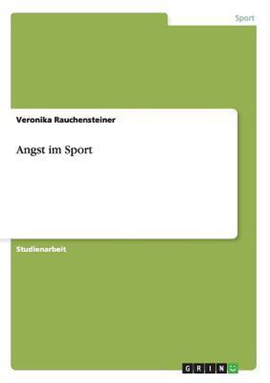 Angst im Sport - cover