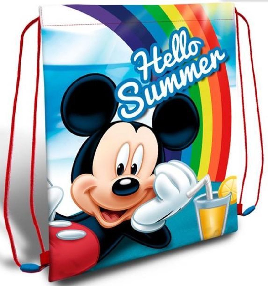 Mickey Mouse gymtas / zwemtas 40cm Hello summer