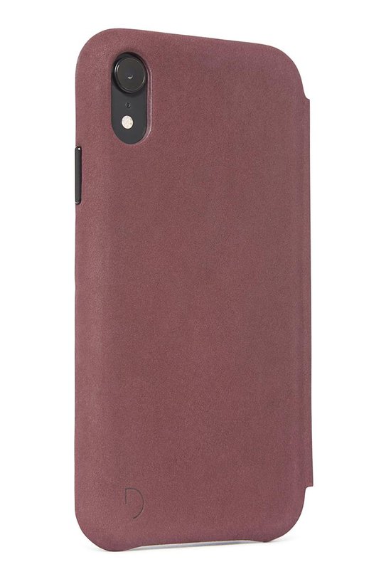 DECODED Slim Wallet Case iPhone XR, Ultradun, Full grain leer + Metalen knoppen +...
