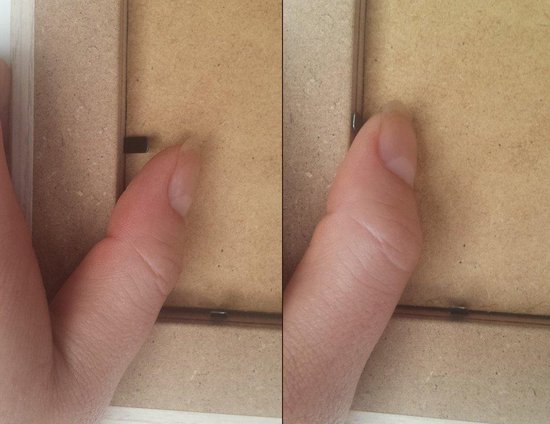 Homedecoration Misano - Cadre photo - Format photo - 47 x 94 cm - Anthracite