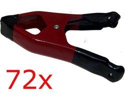 72X Marktklem lijmklem zeilklem klem clam 15,5 cm spanwijdte 6 cm