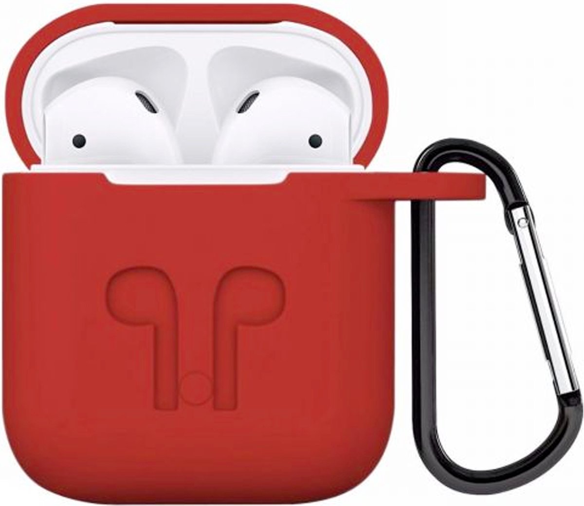 Siliconen hoesje voor Apple AirPods - Rood