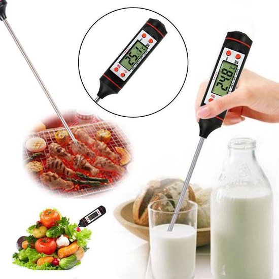 beneden cultuur kwaadheid de vrije loop geven Digitale Voedselthermometer - Keukenthermometer | bol.com