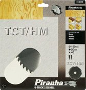 Piranha Cirkelzaagblad TCT/HM, 190x20mm 40 tanden X13175