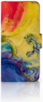 Portemonnee hoesje Geschikt voor Samsung S8 Watercolor Dark