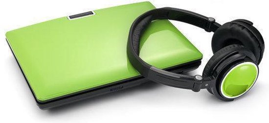 Lenco DVP936 - Portable Dvd-speler - 1 scherm - 9 inch - Groen | bol.com