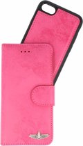 Galata Pu leder 2-in-1 Booklet iPhone 6 / 6s Roze hoesje