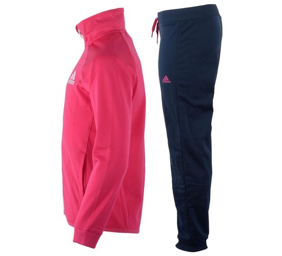 Hoogte Inleg Betreffende adidas Entry Trainingspak - Maat 116 - Meisjes - roze/blauw | bol.com