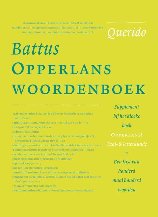 Cover van het boek 'Opperlans woordenboek' van  Battus en Hugo Brandt Corstius