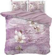 Sleeptime Blossom 2 - Dekbedovertrekset - Lits-Jumeaux - 240x200/220 + 2 kussenslopen 60x70 - Paars