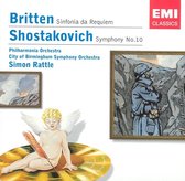 Shostakovich: Symphony No. 10; Britten: Sinfonia da Requiem