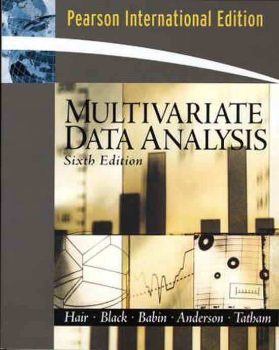 Multivariate Data Analysis - cover